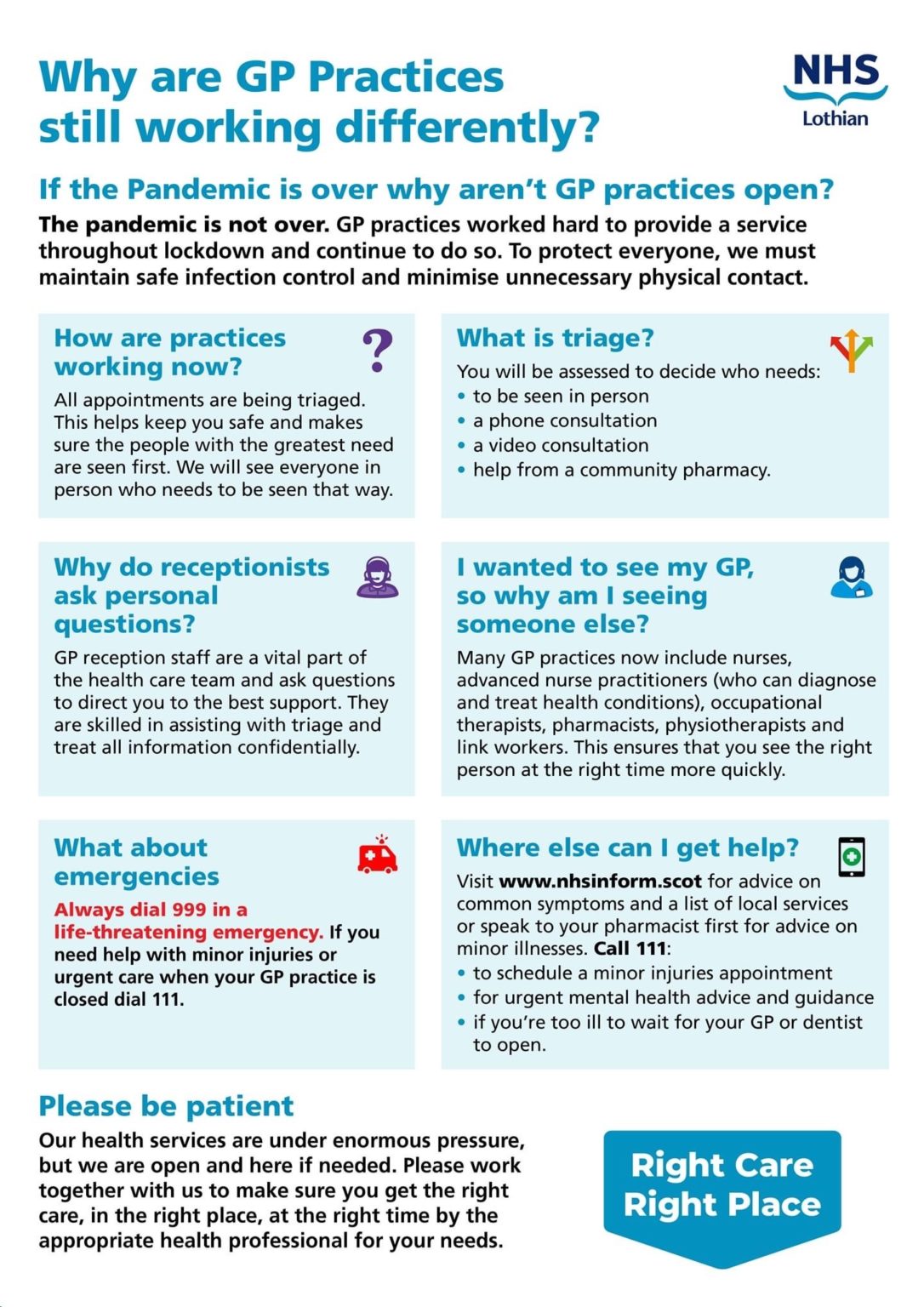 NHS GP flyer – Ashgrove Group Practice